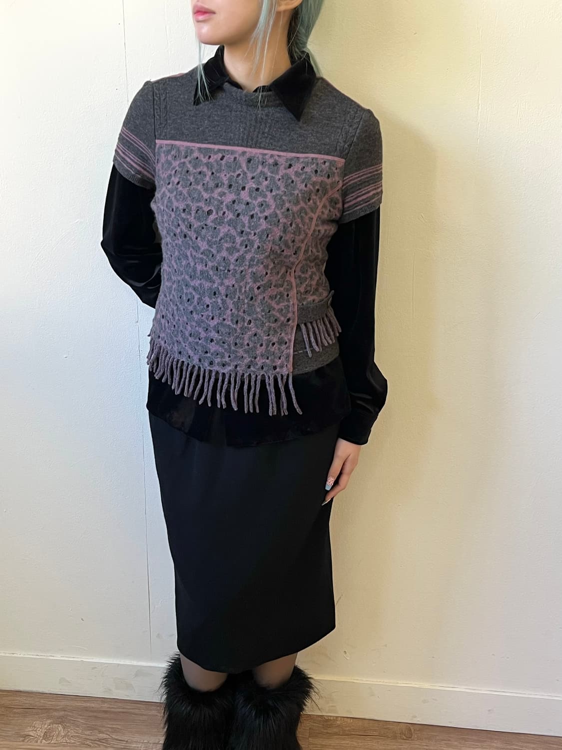 GIVENCHY 포켓 울 스커트 상품이미지4