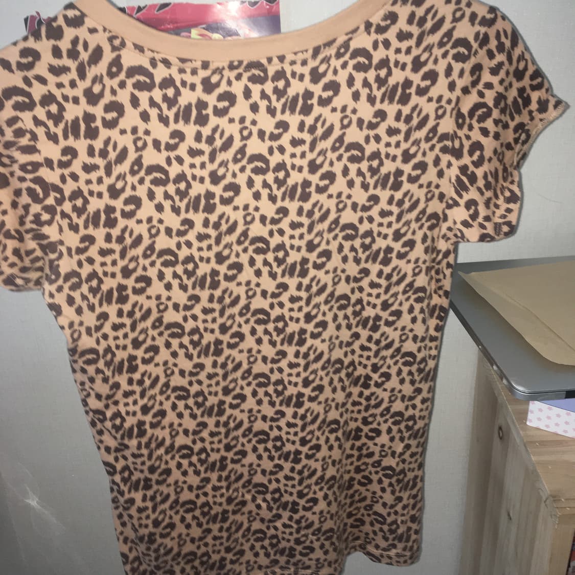 유니클로 호피 반팔 y2k 빈티지 갸루 상품이미지3