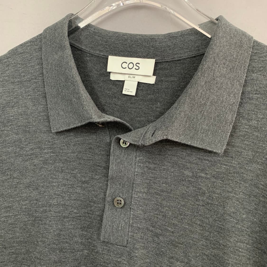 XL COS 코스 슬림핏 실크 니티드 폴로 PK 반팔 카라티 상품이미지3