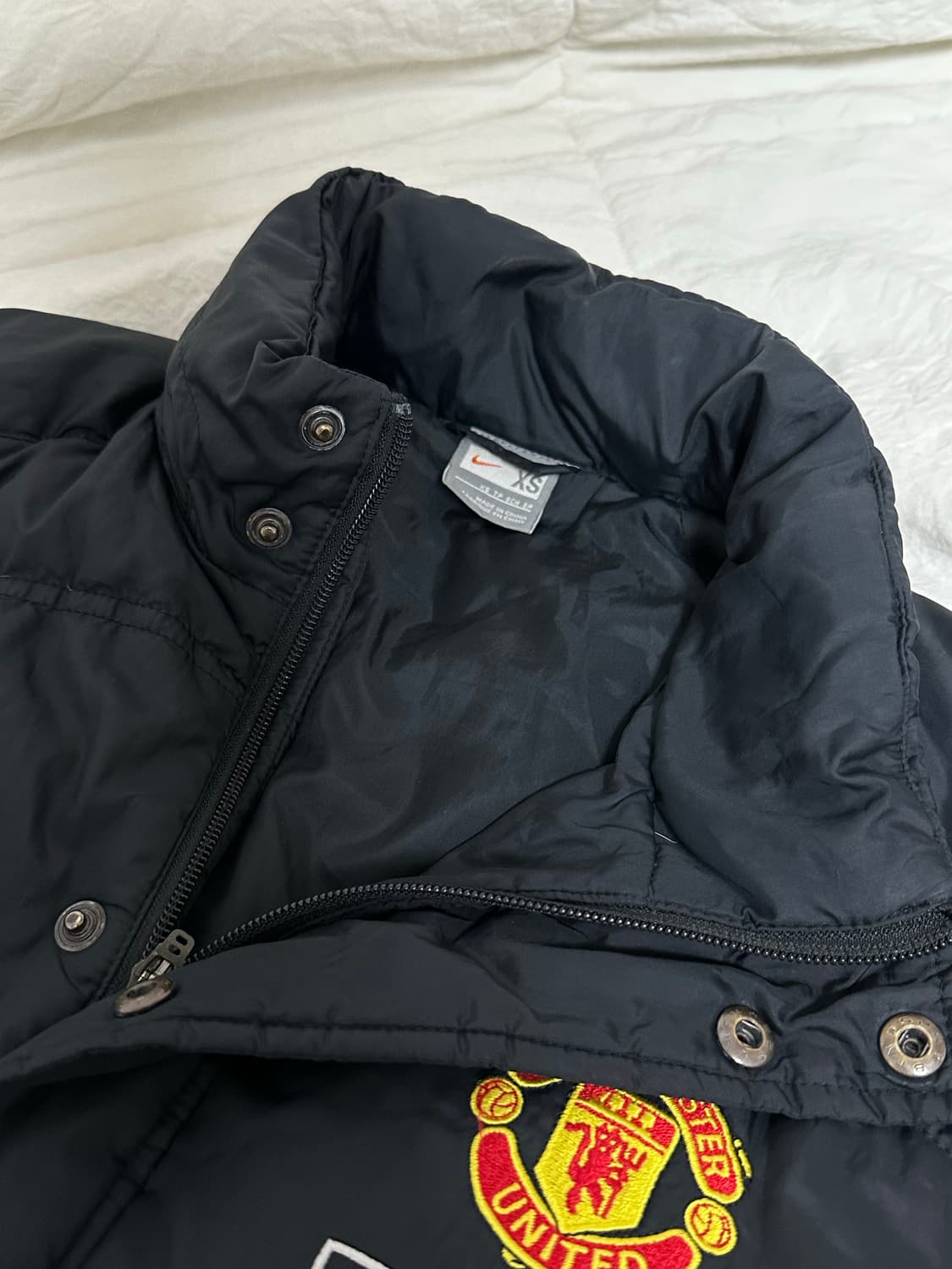 황유시절 AIG 나이키 맨유 패딩 미디움 축구 상품이미지5