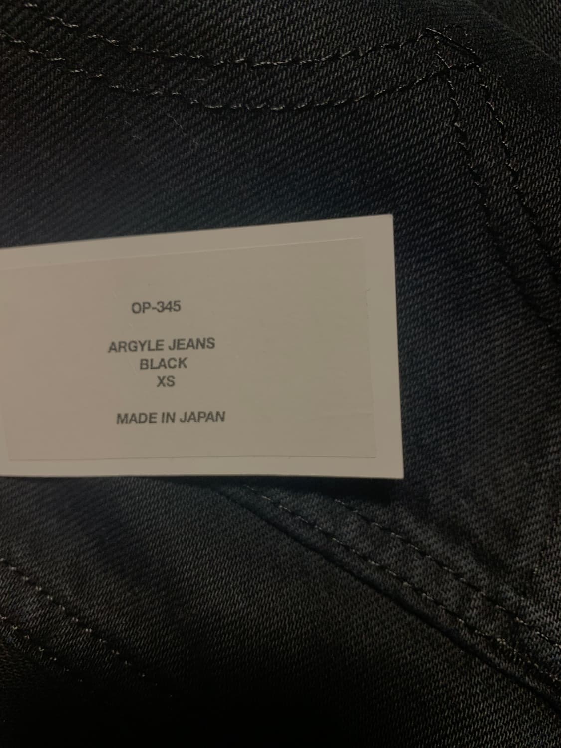 Old park 블랙 데님 상품이미지6