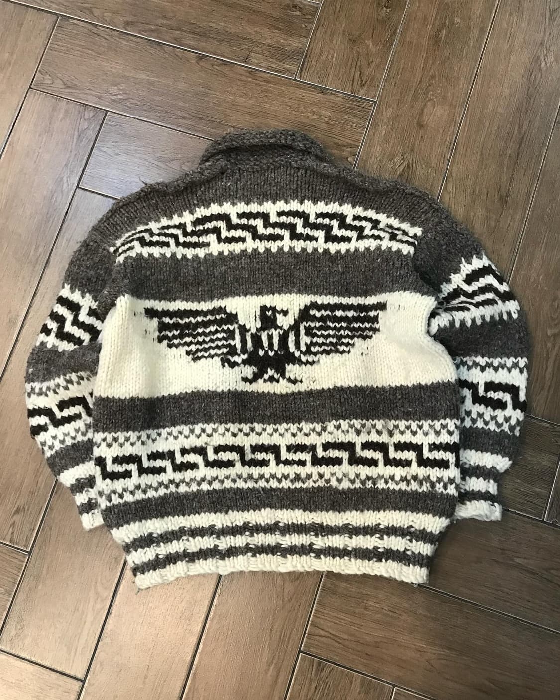 Vintage Cowichan Knit Zip-Up 상품이미지8