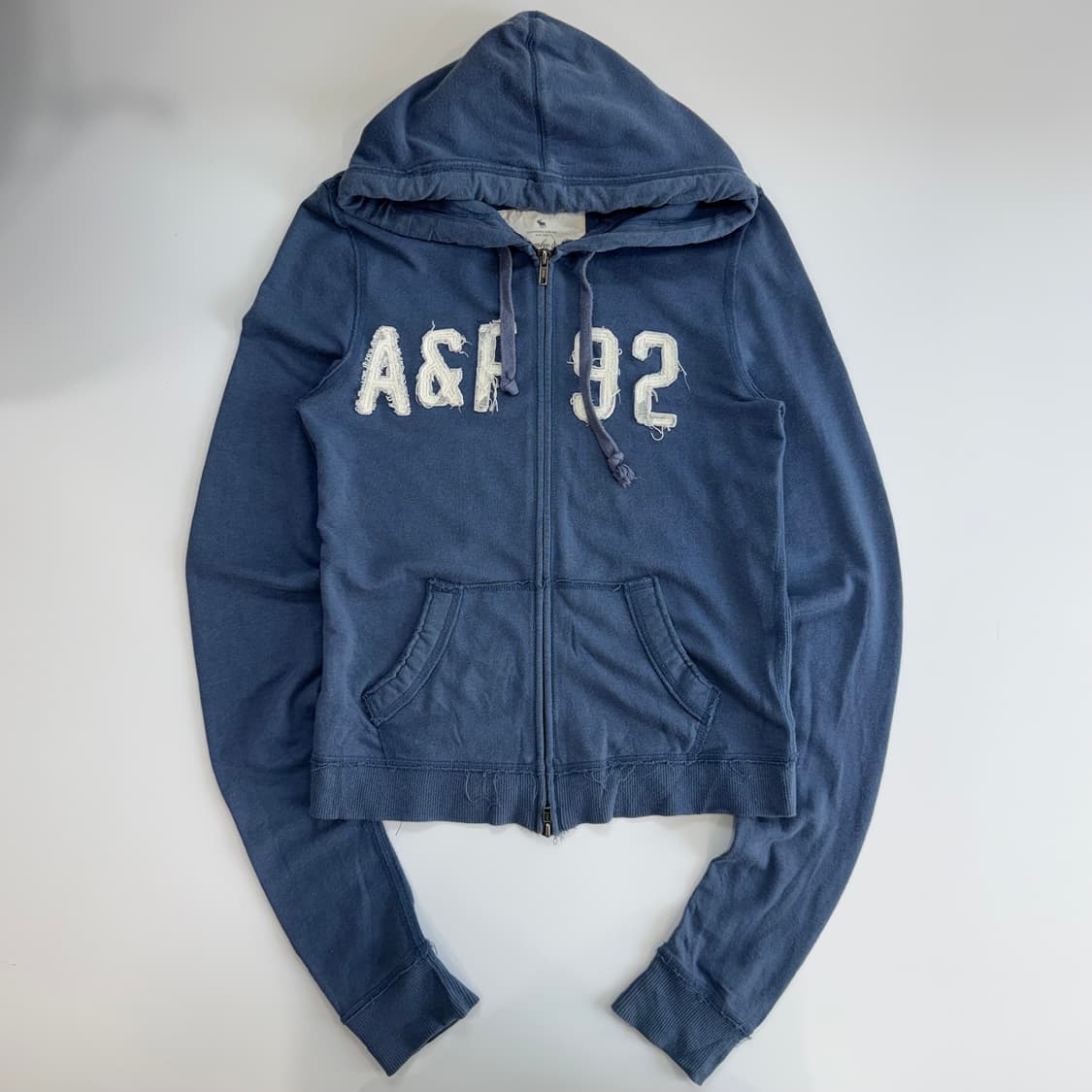 Abercrombie 아베크롬비 블루 후드집업 상품이미지3