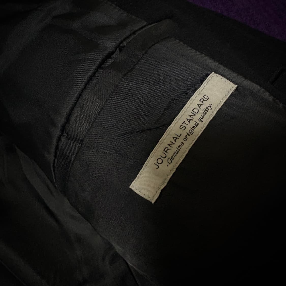 JOURNAL STANDARD Black Wool Coat 상품이미지6