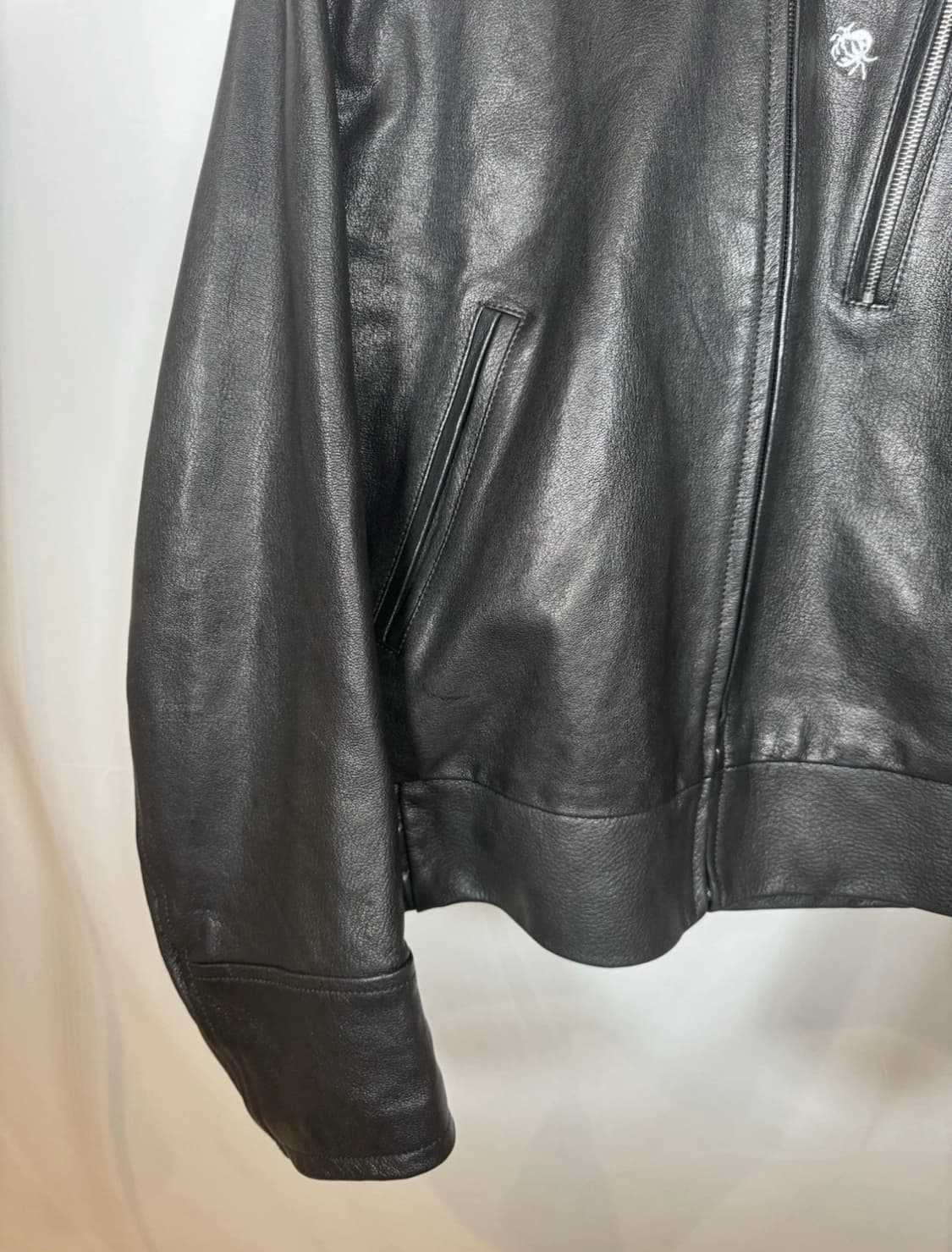 (XL) ERD 앙팡리쉬데프리메 오피움 덴 프랭크 레더 자켓 상품이미지7