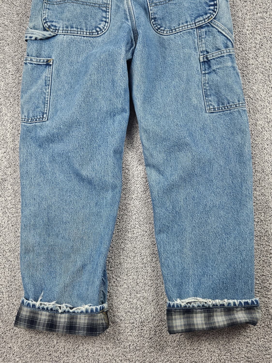 칼하트 헤비 플란넬 체크 데님 워크 팬츠 ( 31" ) / 10047 상품이미지10