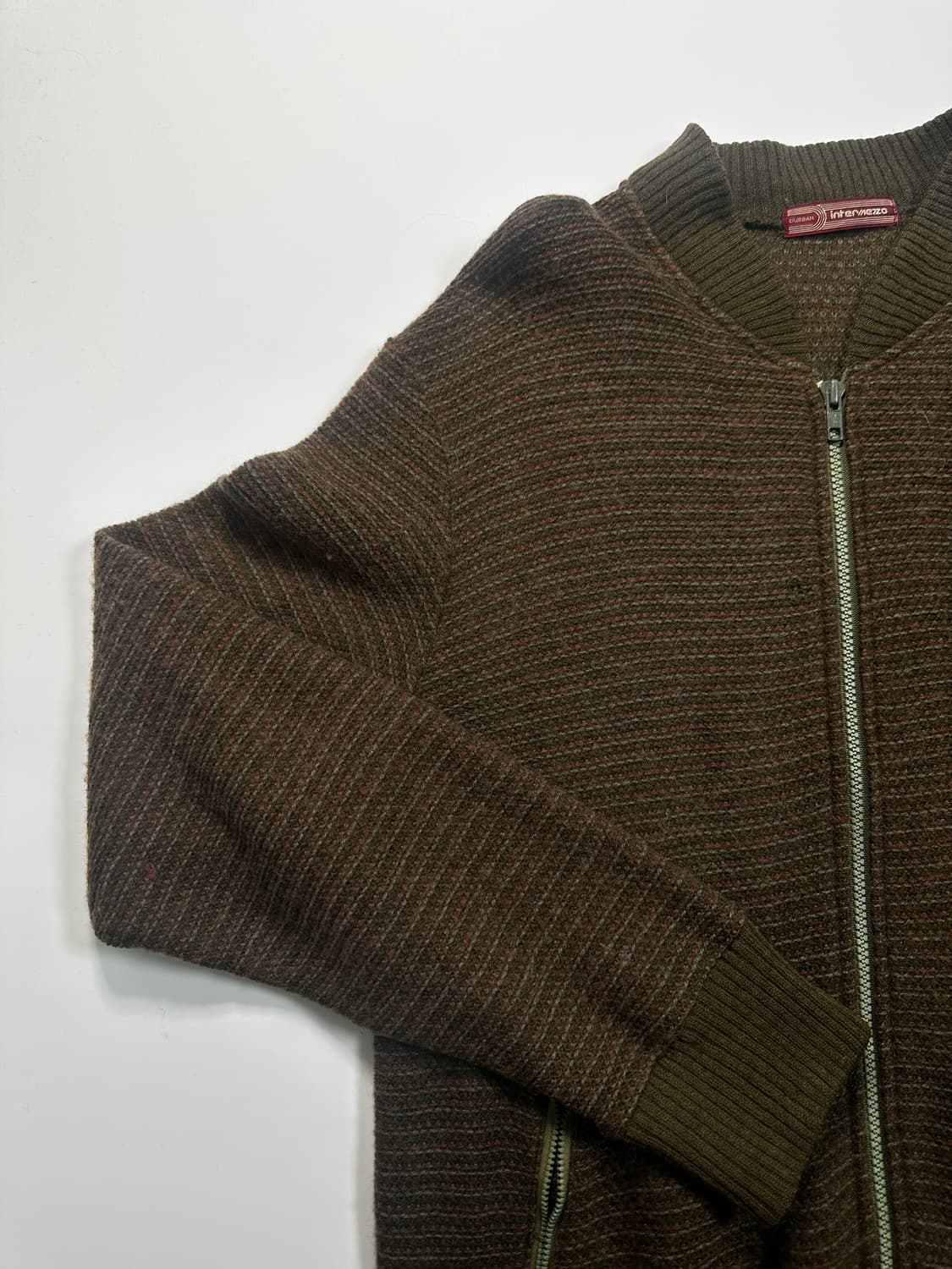 빈티지 브라운 니트 자켓 상품이미지2