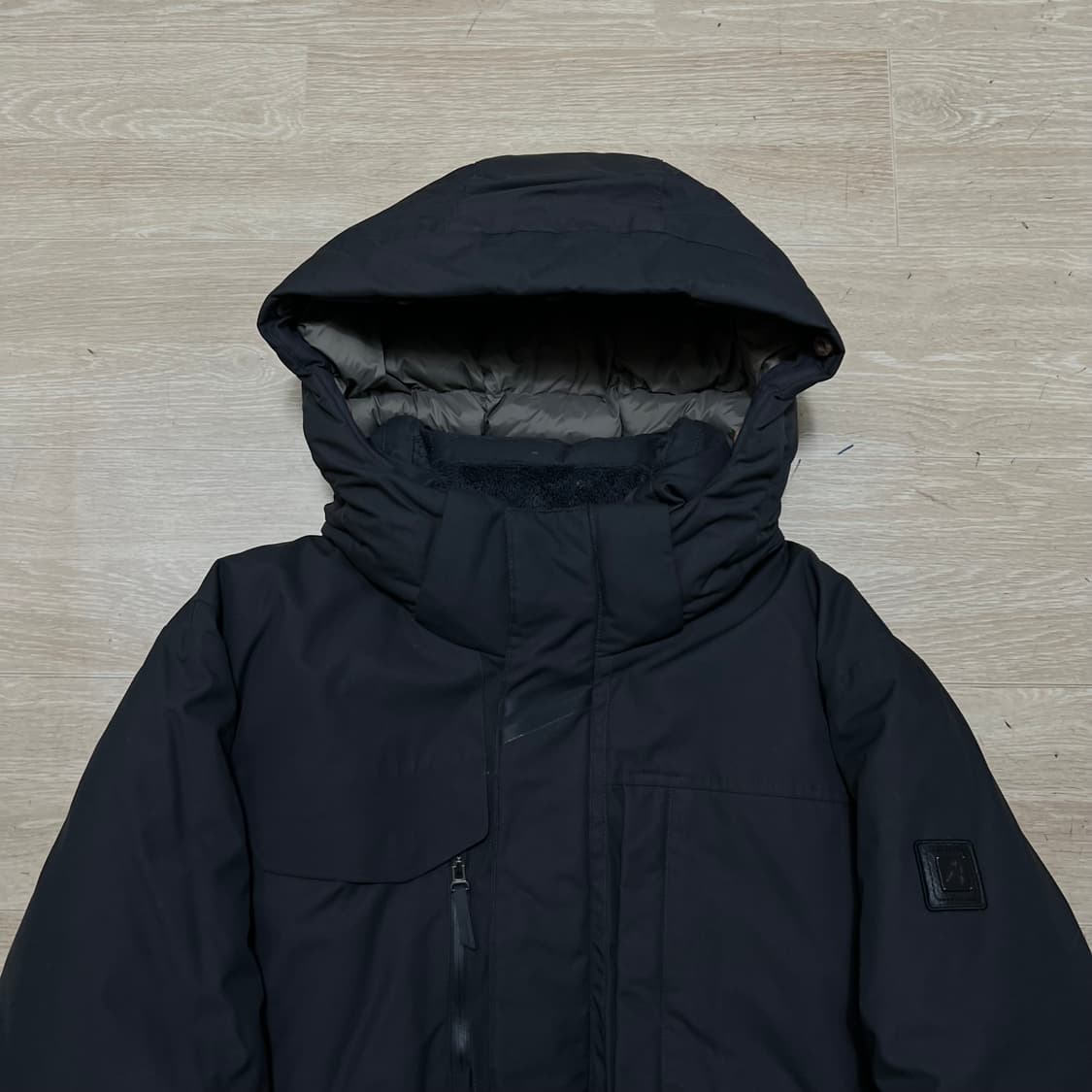 웨스트우드 구스다운 옴니히트 안감 후드 패딩 점퍼 [블랙] L/100 상품이미지2