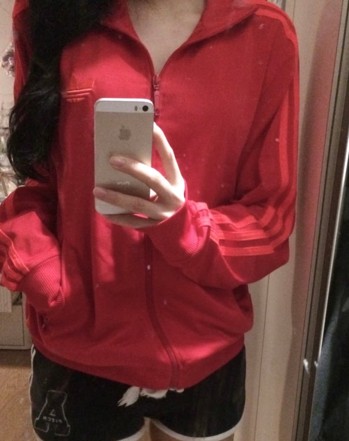 아디다스 구파 구파이어버드 져지 빨강 레드 집업 상품이미지1