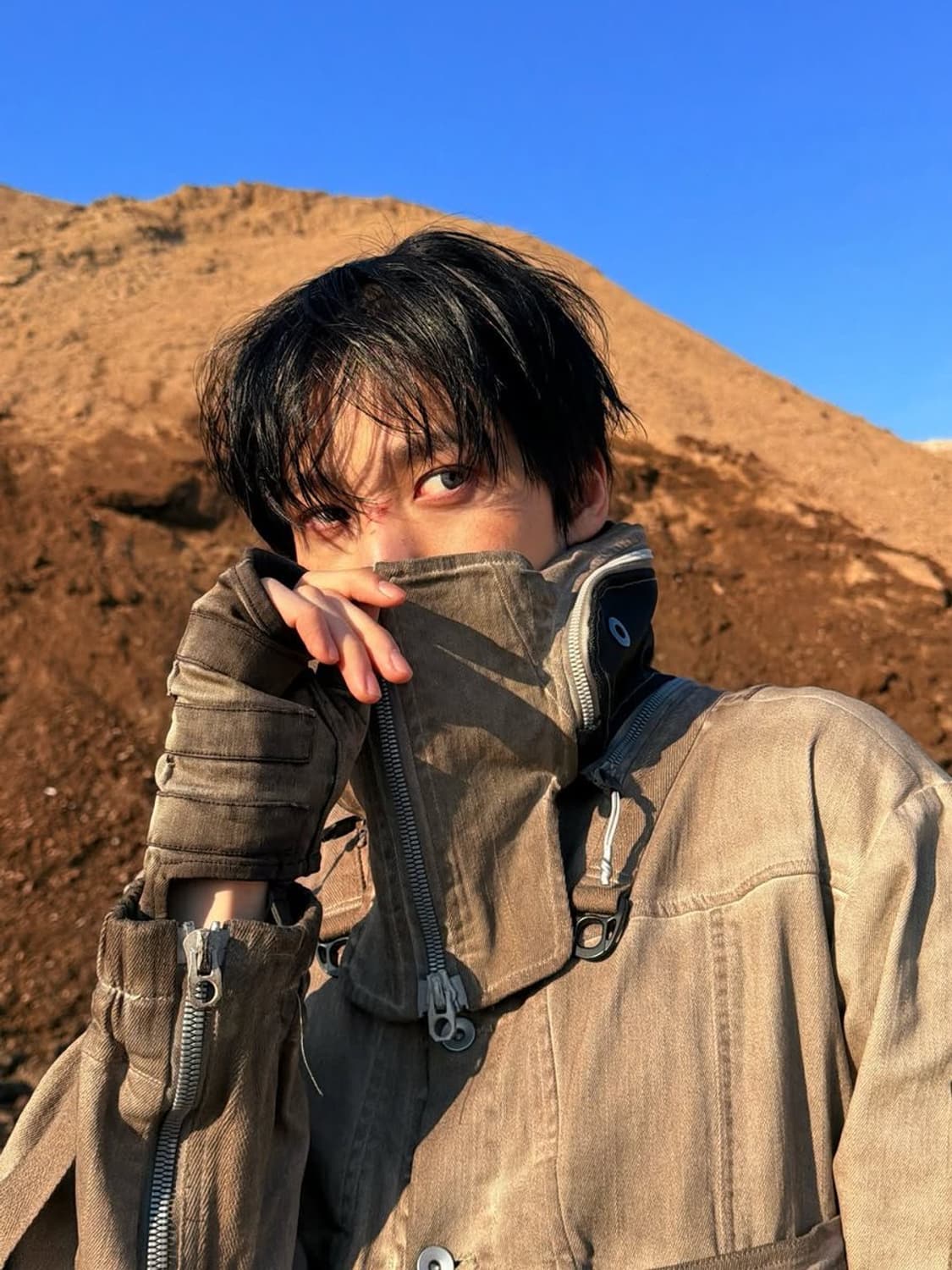 25fw DENIM MOTORCYCLE UTILITY JACKET 상품이미지4