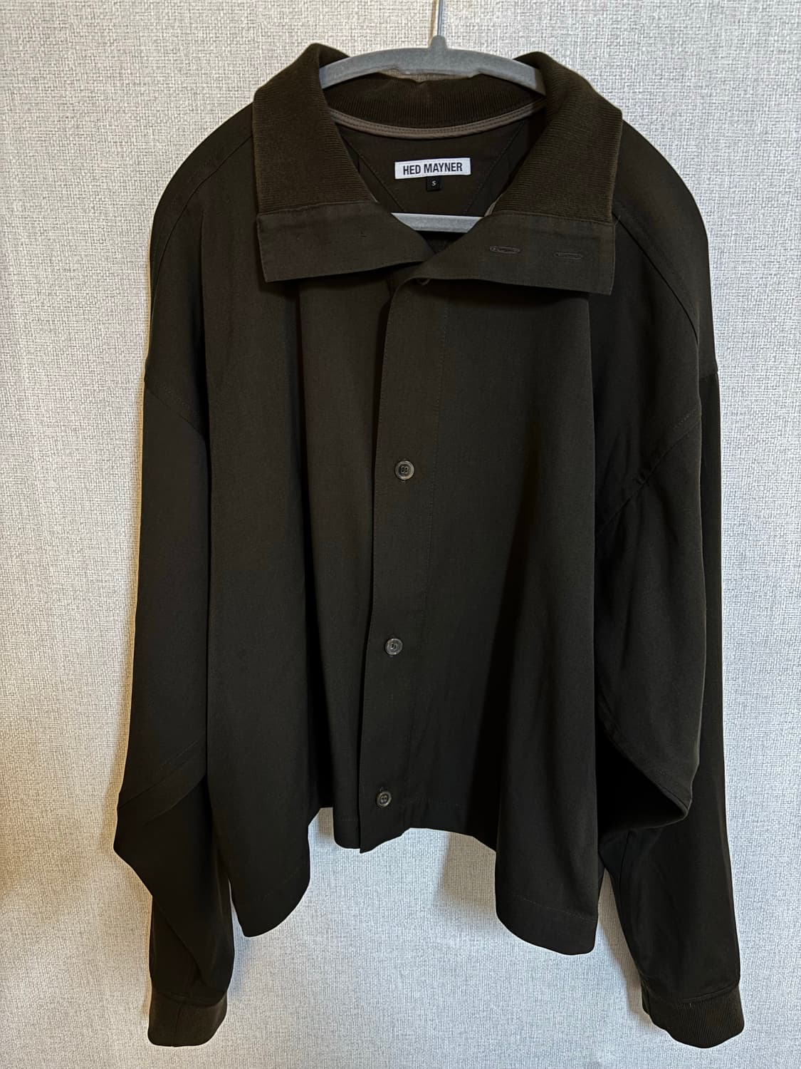 헤드메이너 19FW 셔츠 봄버 카키 상품이미지1