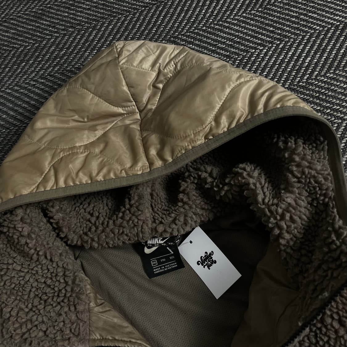 나이키 NSW 헤리티지 쉐르파 플리스 자켓y 3639 상품이미지6