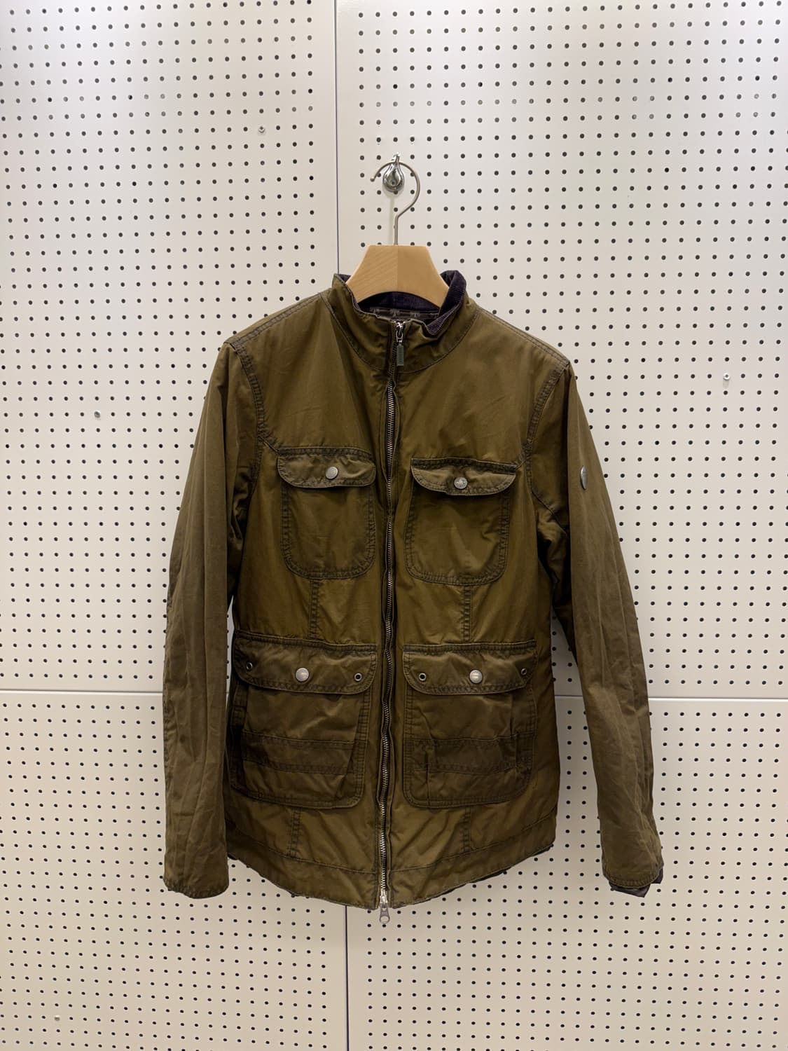 바버 누빔 왁스 자켓 U1333 상품이미지2