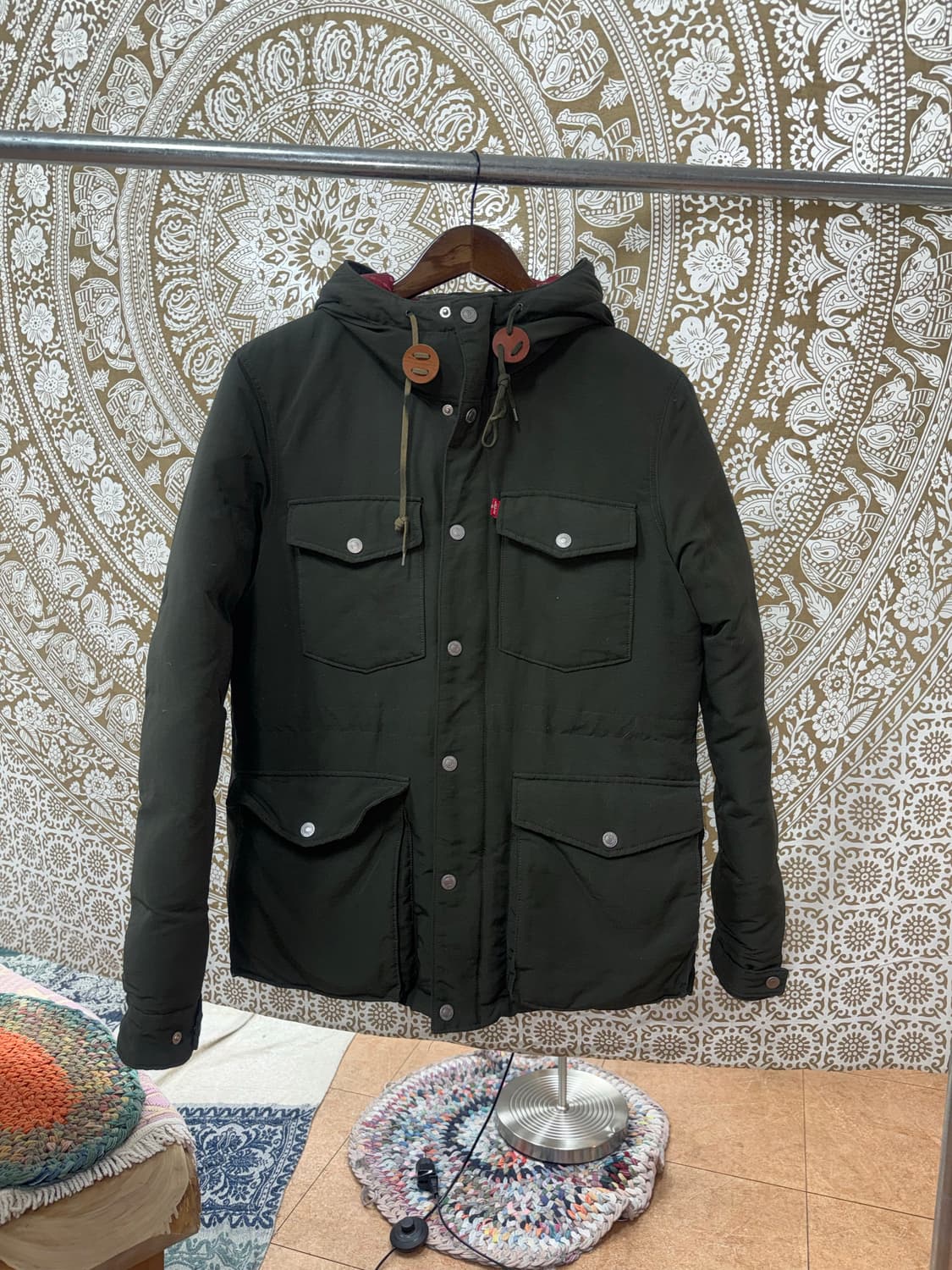 리바이스 덕다운 포켓 하프패딩  상품이미지2