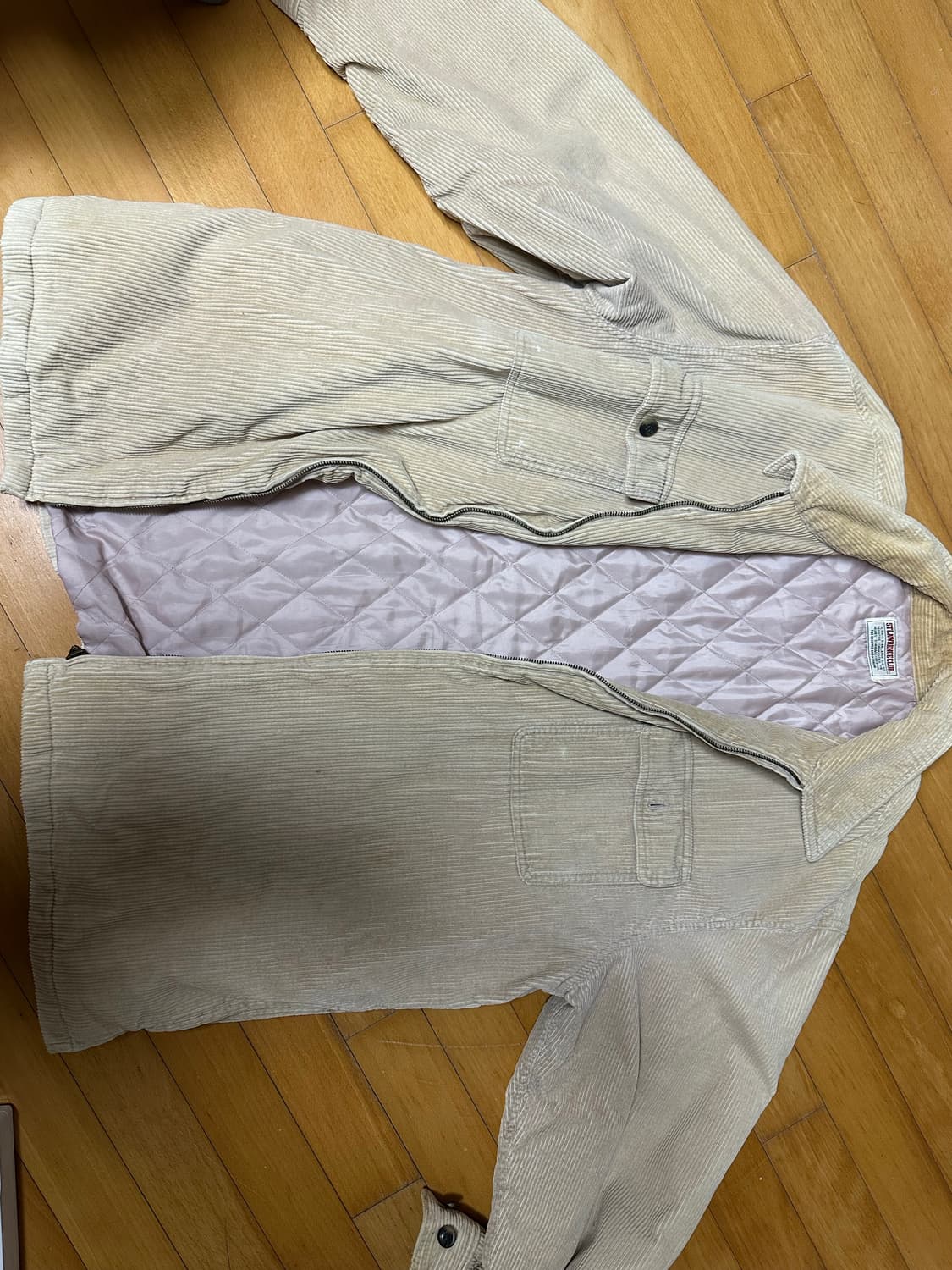 빈티지 셔츠 누빔 자켓 상품이미지1