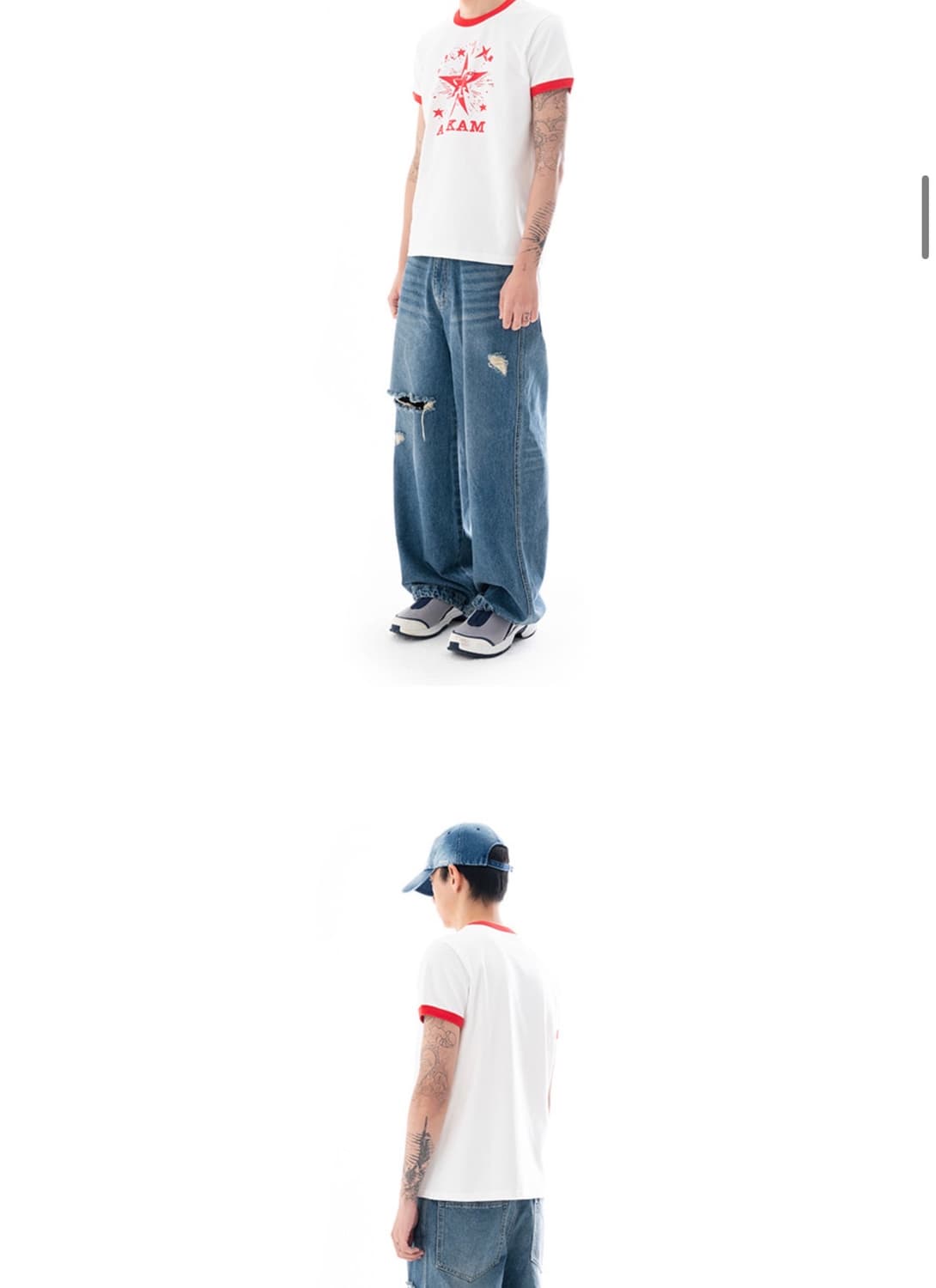 아캄 스타 링거 티 레드 S 상품이미지2