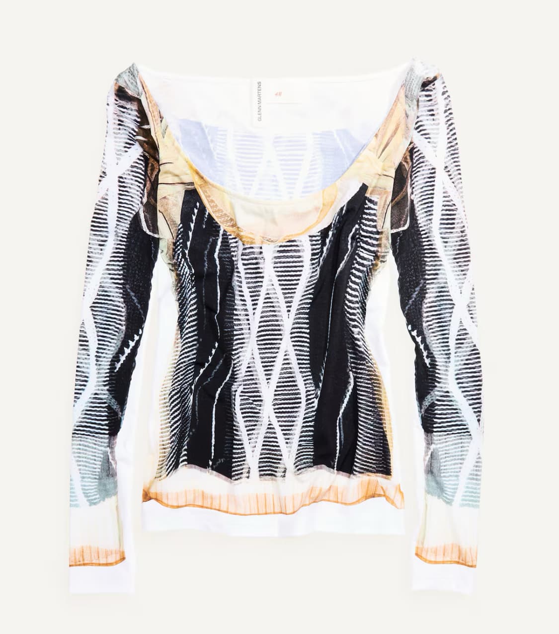 H&M 글렌마틴스 프린트 탑 상품이미지1