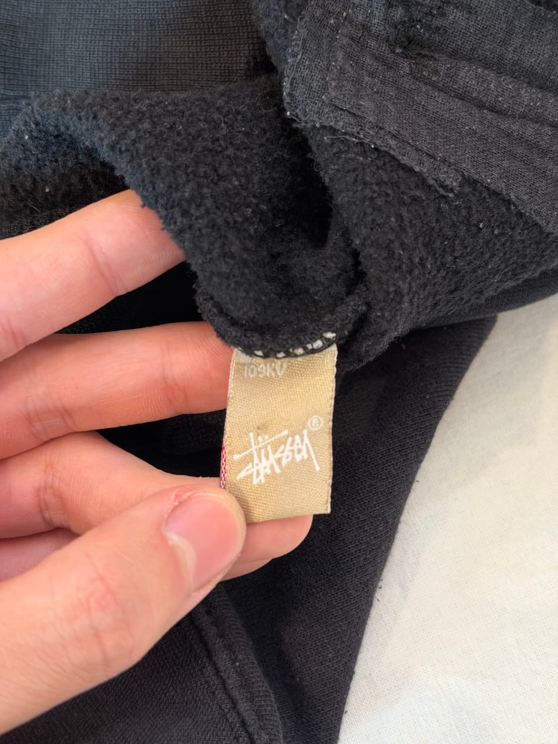 스투시 MTV YO RAPS 갱스터 후드티 블랙 상품이미지8