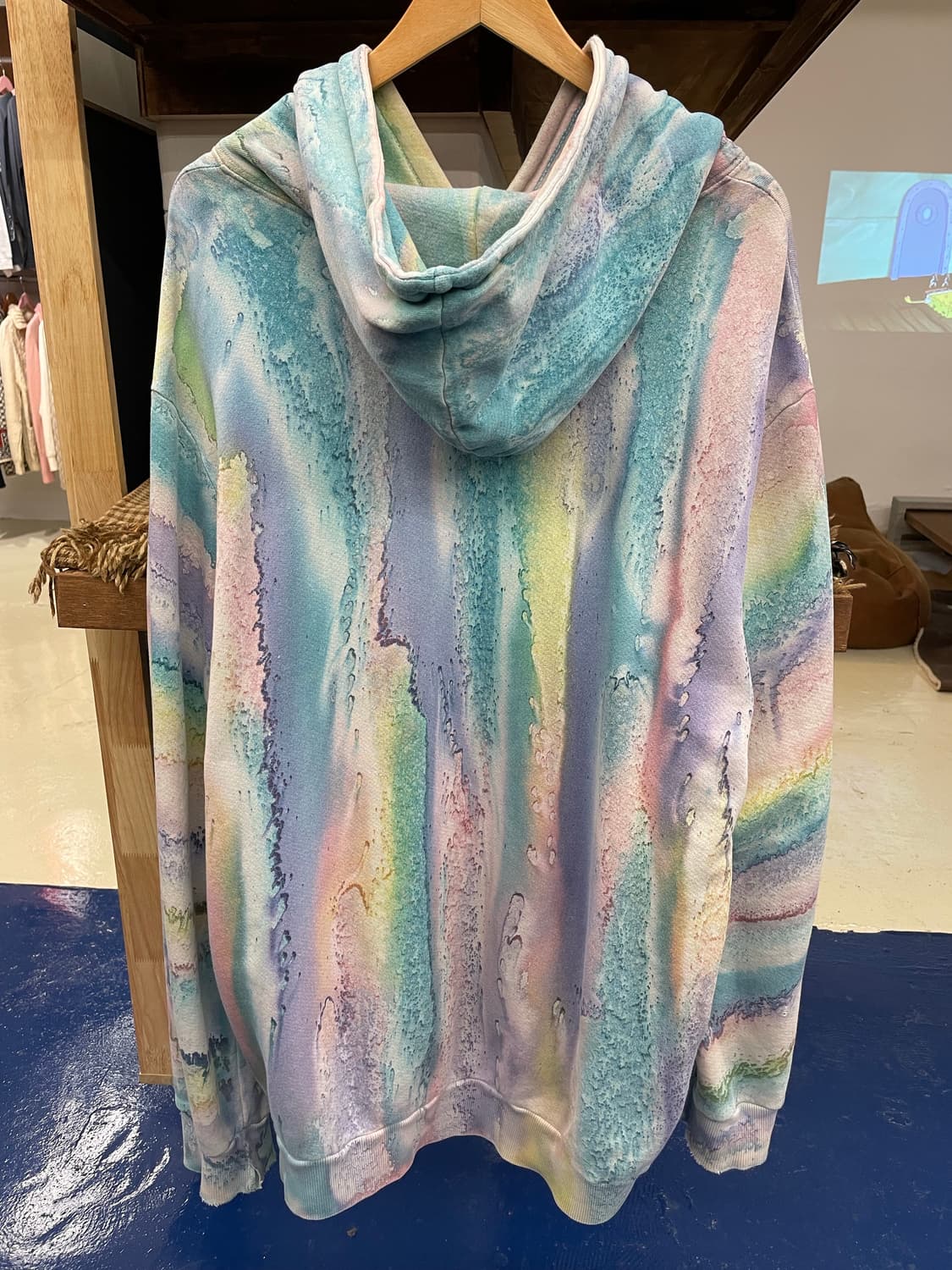 1990s USA Mowgli surf 타이다이 후드티 상품이미지6