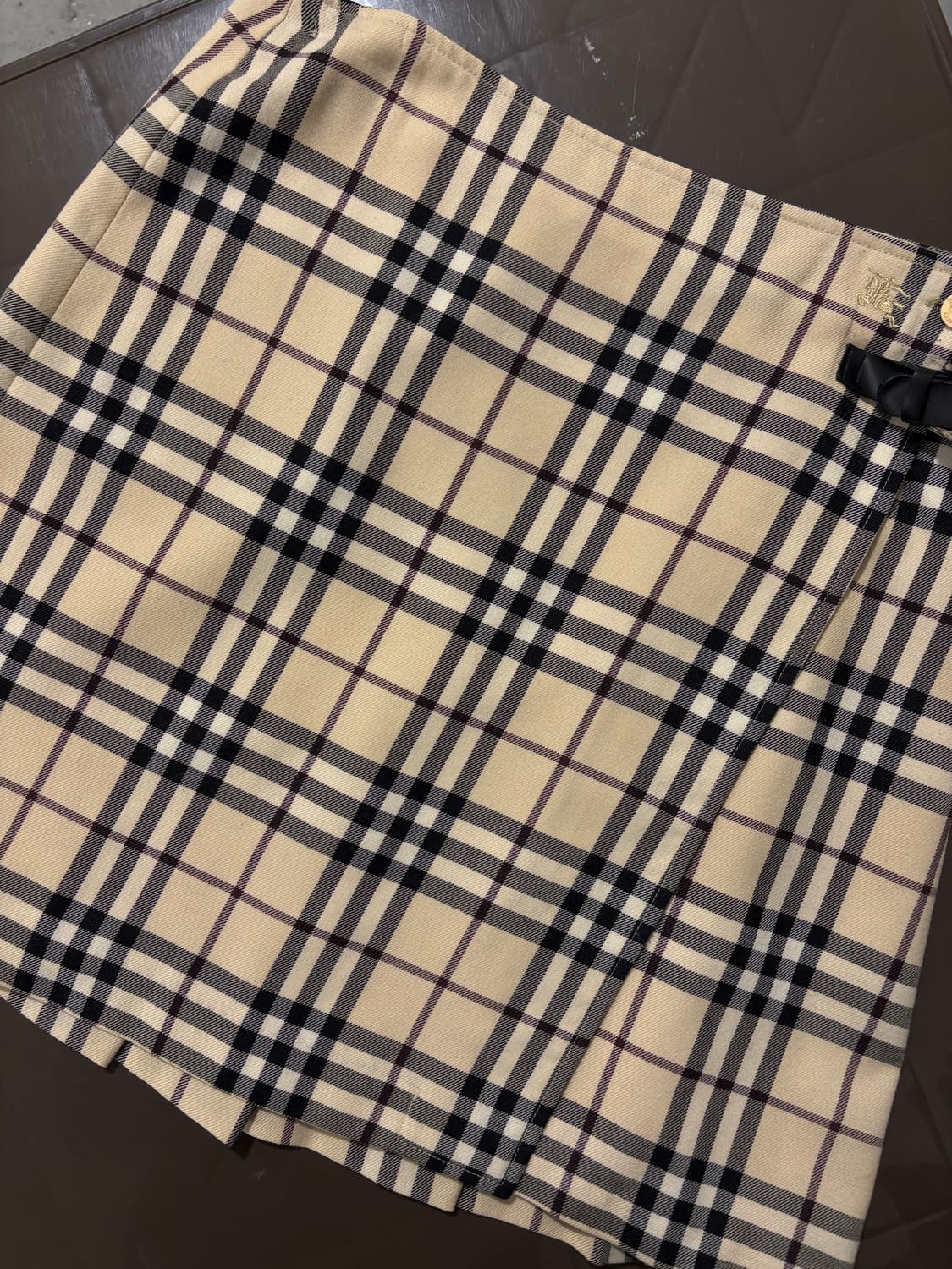 버버리 빈티지 치마 상품이미지6