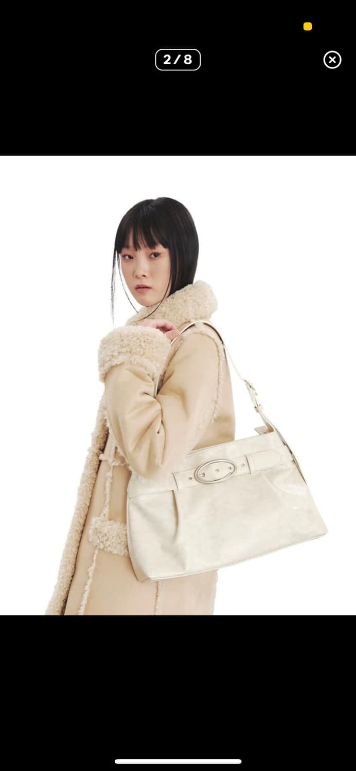 큐리티 c-belted hobo bag ivory 상품이미지1