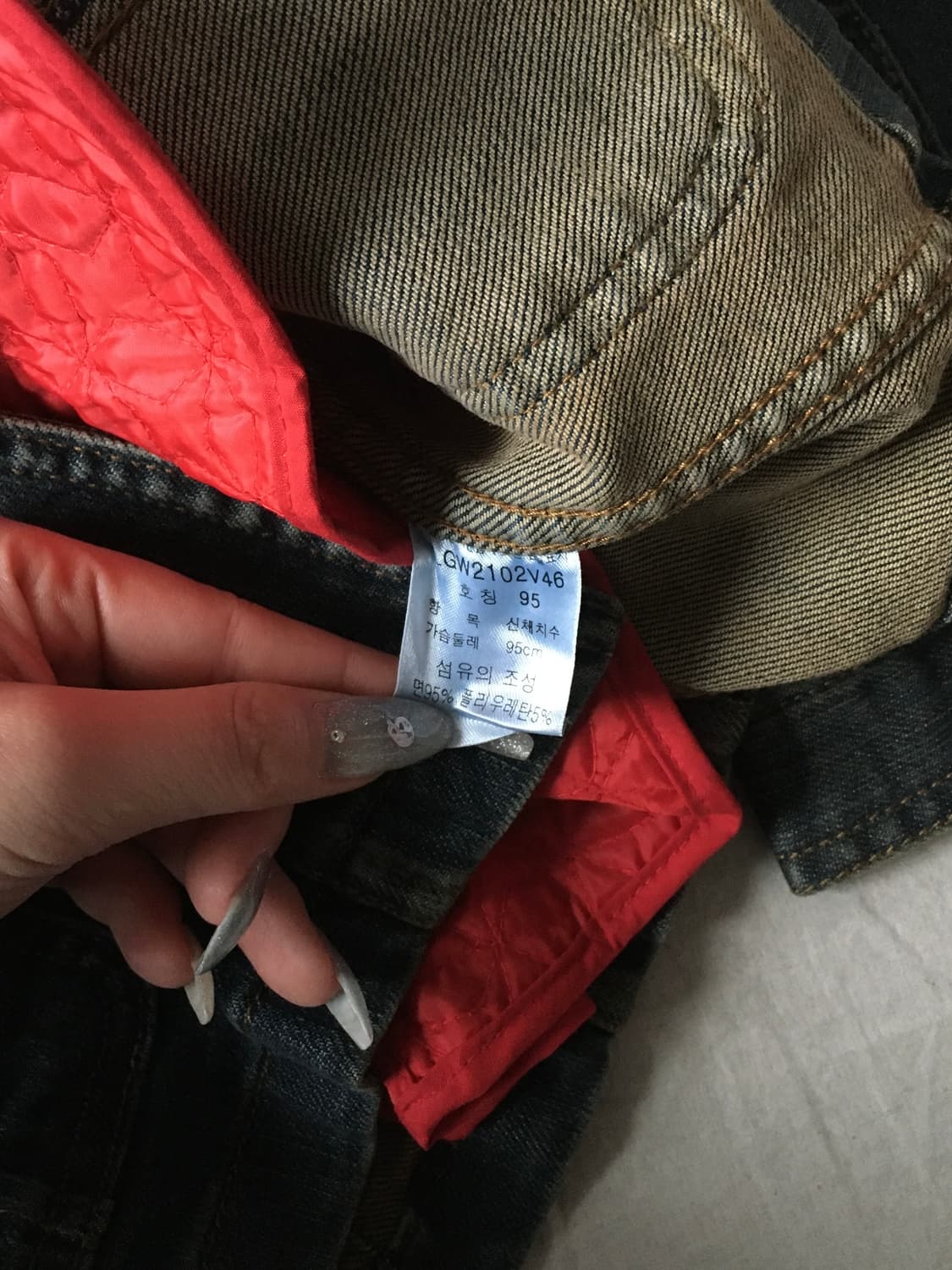 리 투포켓 데님자켓 상품이미지5