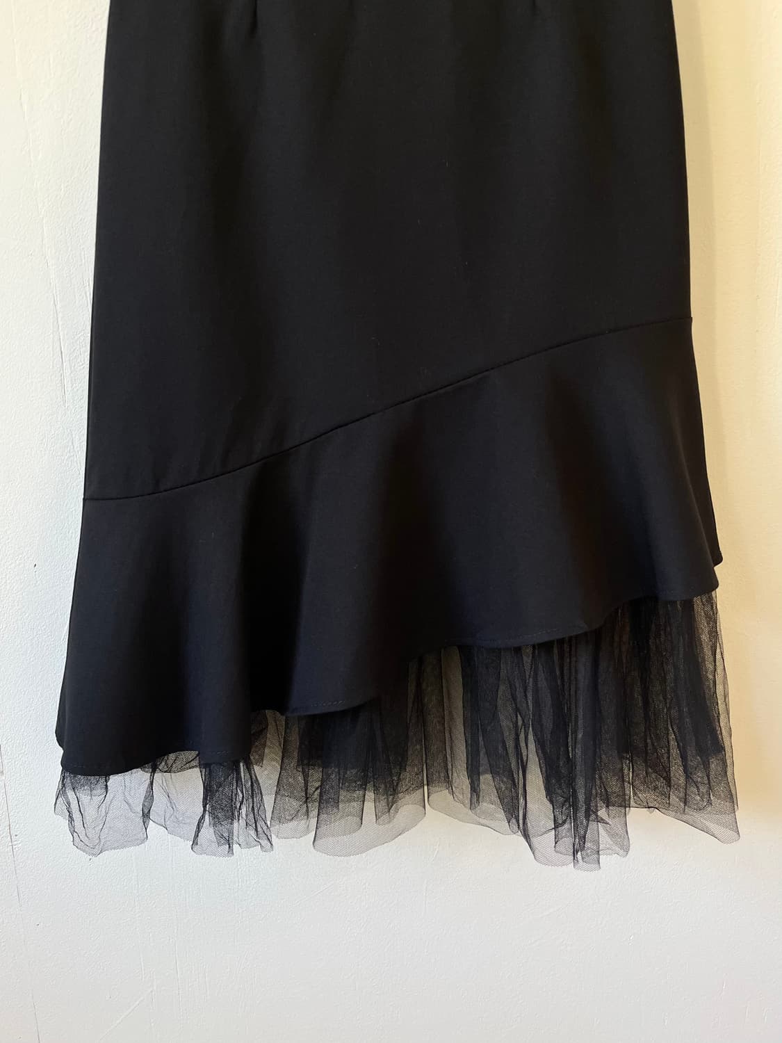 yiBaiDu 언발란스 레이스 스커트 상품이미지3