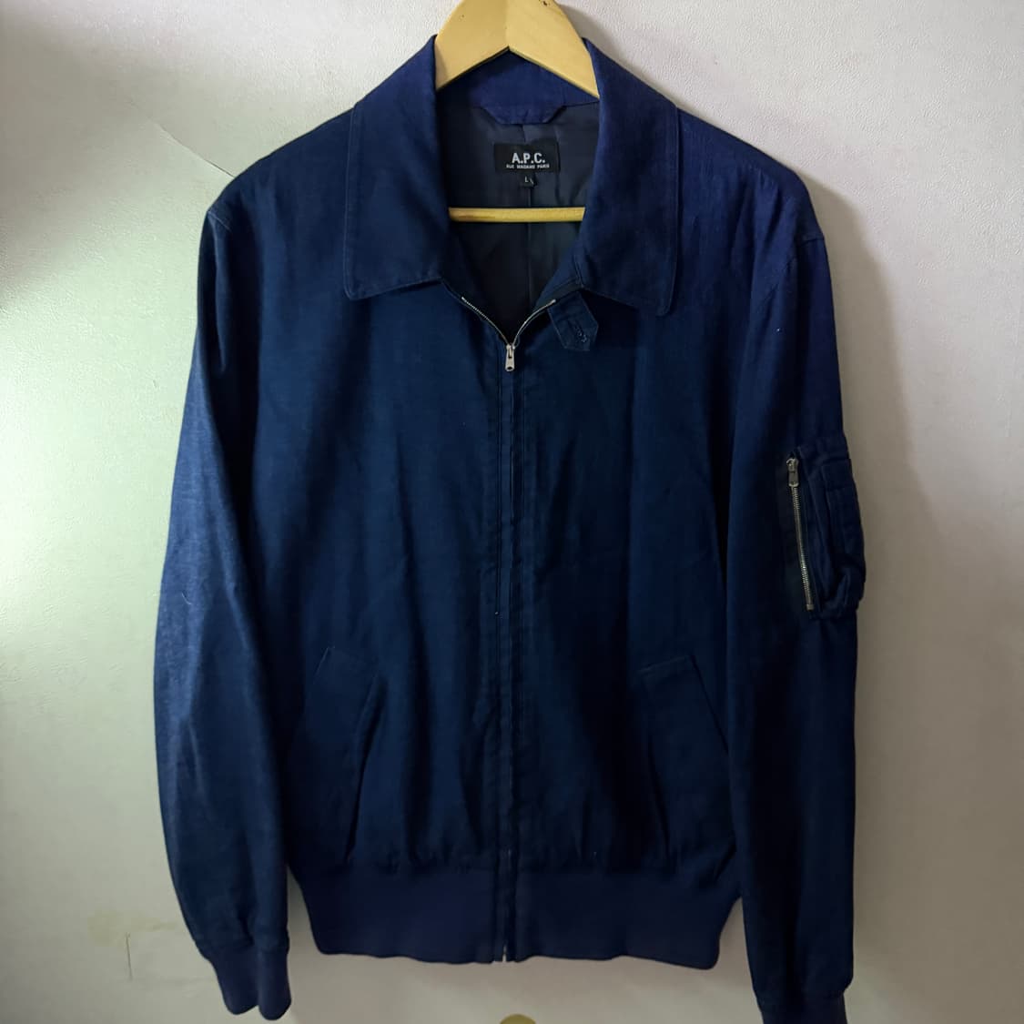 A.P.C 아페쎄 데님 MA-1 블루종 L(100) 상품이미지2