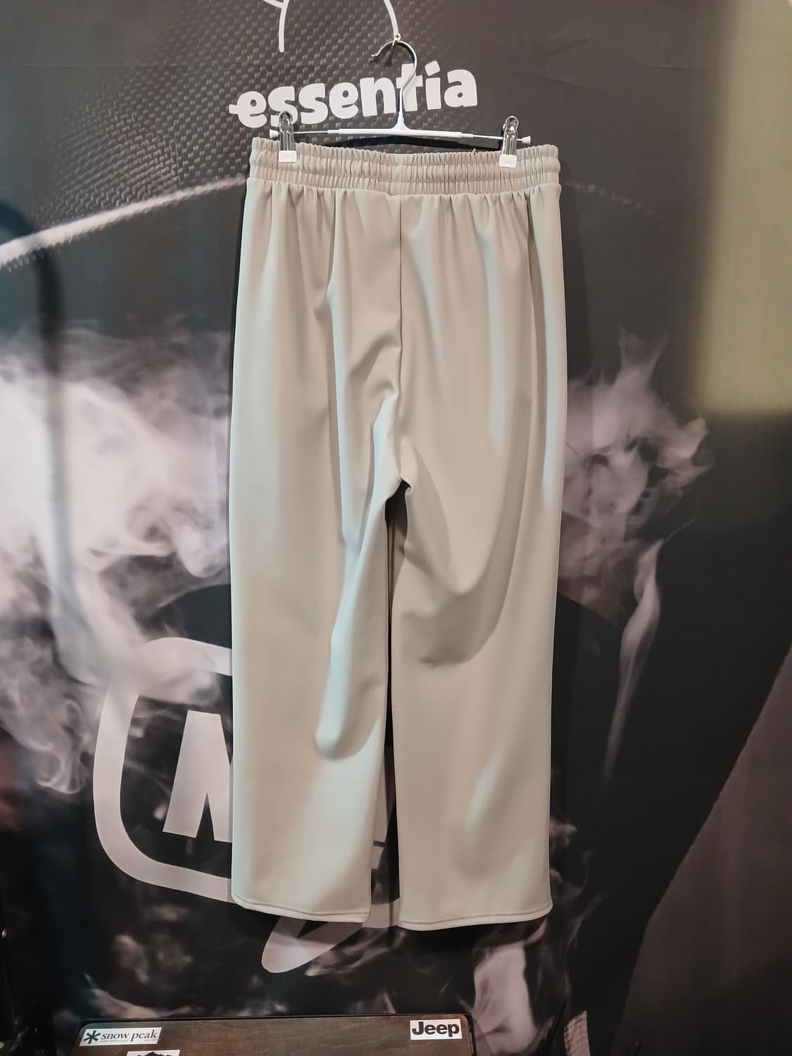 베이지 기모 와이드팬츠 상품이미지2