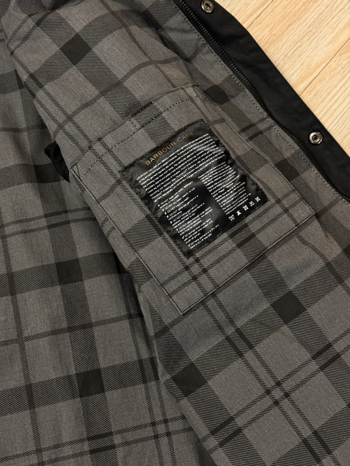 바버자켓 Barbour International SL XXL jacket 상품이미지3