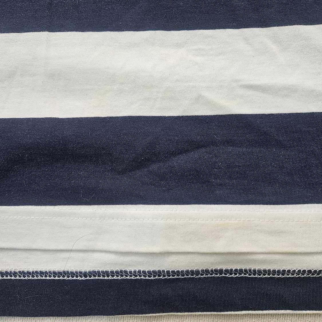 S 버커루 스트라이프 반팔티 (얼룩)0406Y 상품이미지5