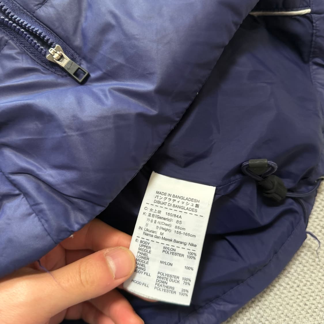 나이키 스몰스우시 패딩 조끼 상품이미지3