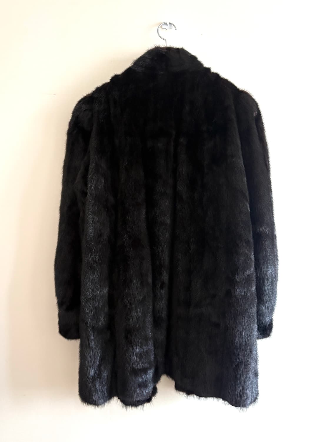 블랙 밍크 반코트 상품이미지2