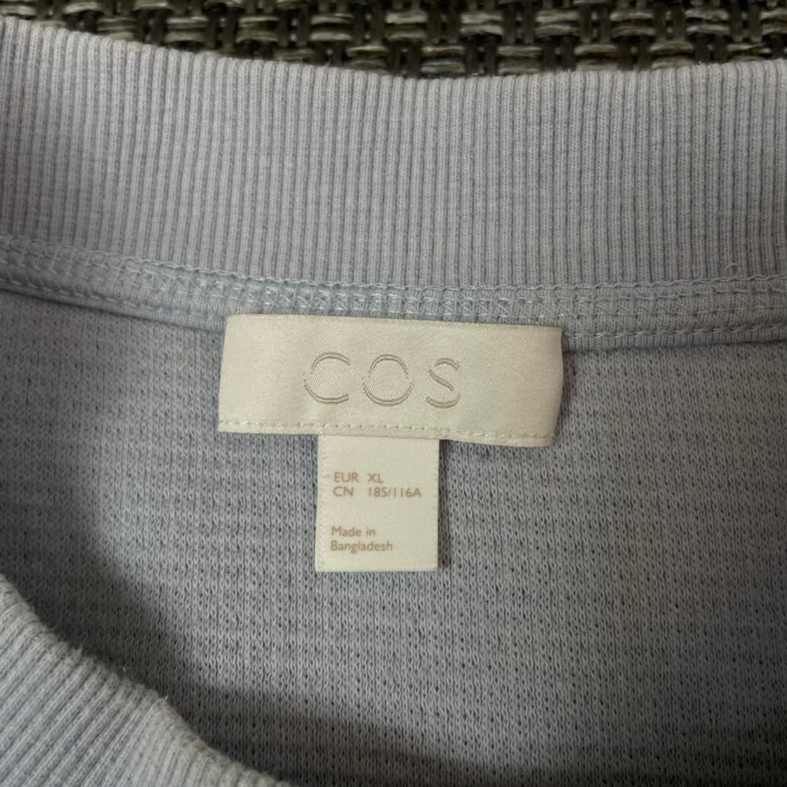 코스 스카이블루 와플 짜임 긴팔 니트 상품이미지6