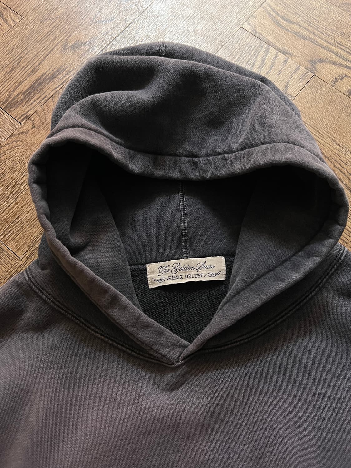 [XL]REMI RELIEF 레미릴리프 퍼플 페이딩 후드 티셔츠 상품이미지2