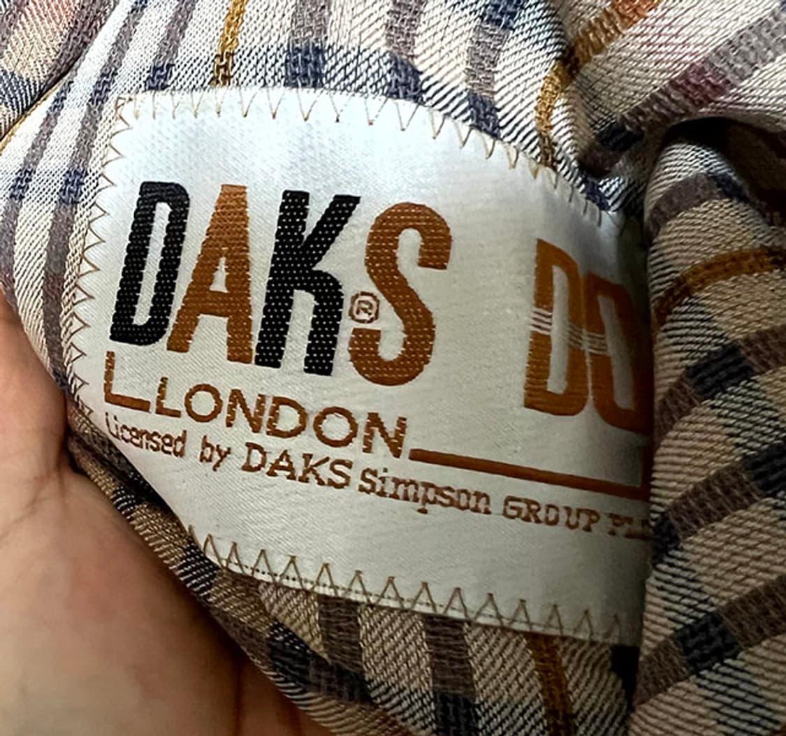 DAKS 닥스 런던 남자 여름 블레이저자켓 체크 캐주얼 2B L 100 상품이미지4