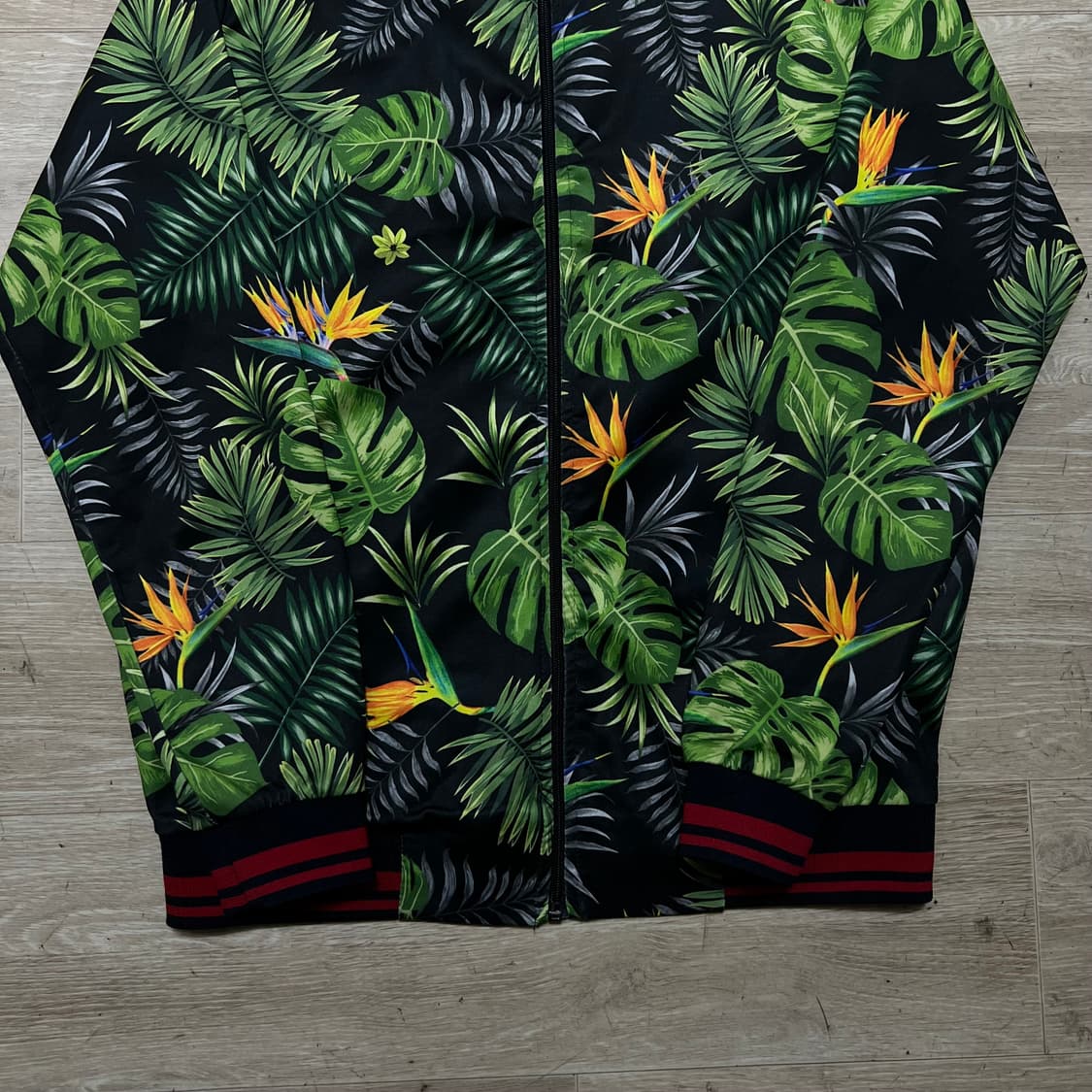 자라 맨 하와이안 트로피컬 져지 트랙탑 집업자켓 [트로피컬] S/90 상품이미지3
