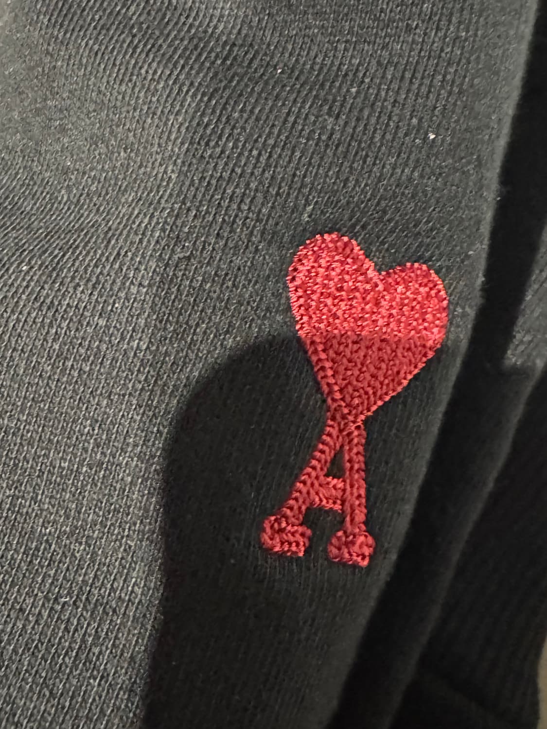 아미 스몰로고 후드티 블랙 L 상품이미지2