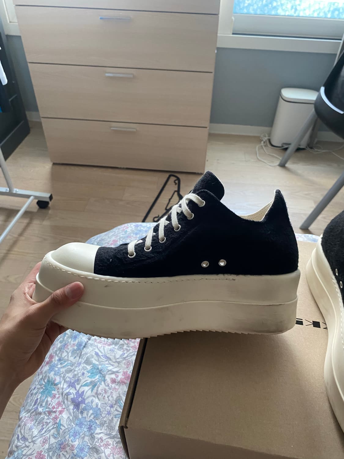 릭오웬스 컨버스 릭컨버스 더블범퍼 급처 신세계백화점 제품 상품이미지4