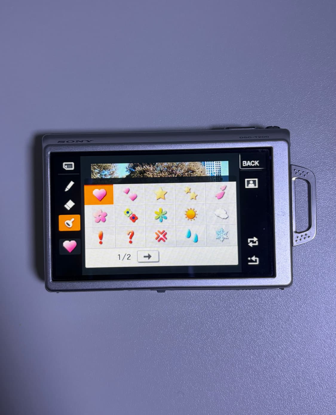 소니 sony 사이버샷dsc-t200 빈티지디카 디지털카메라(꾸미기기능o 상품이미지9