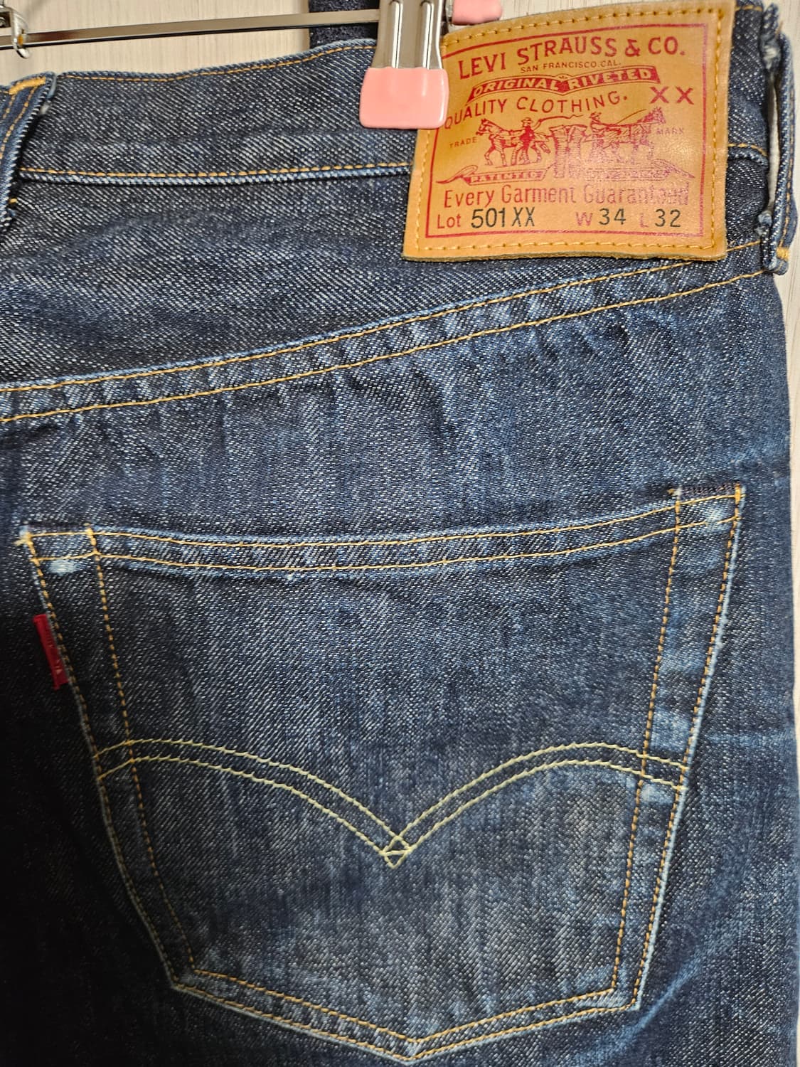 Lvc 미제 콘밀 47501 리바이스 빈티지 클로징 34x32 상품이미지3