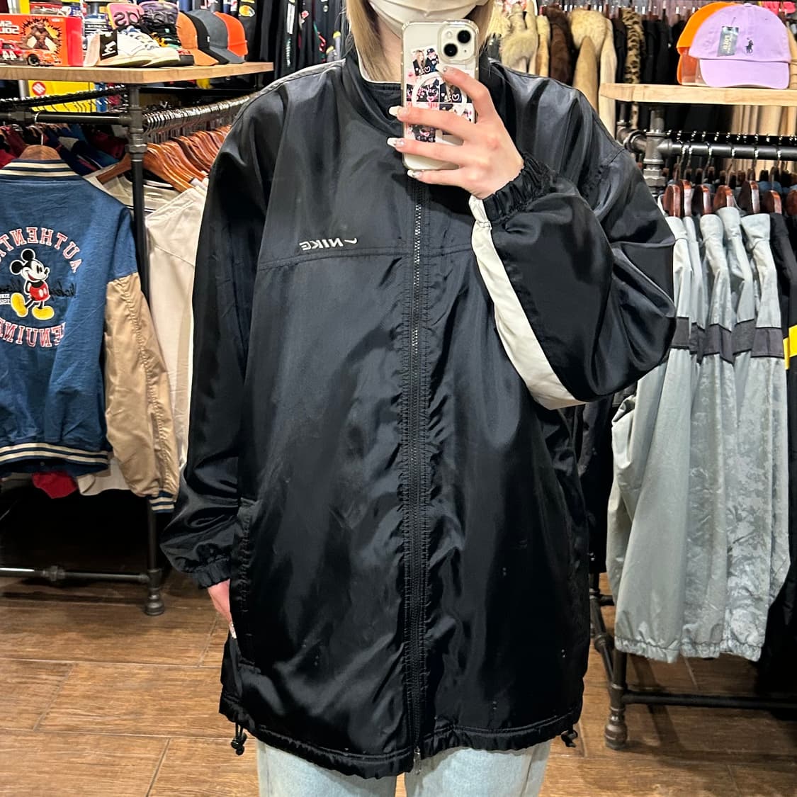 [HI] 나이키 바람막이 점퍼 블랙 상품이미지2