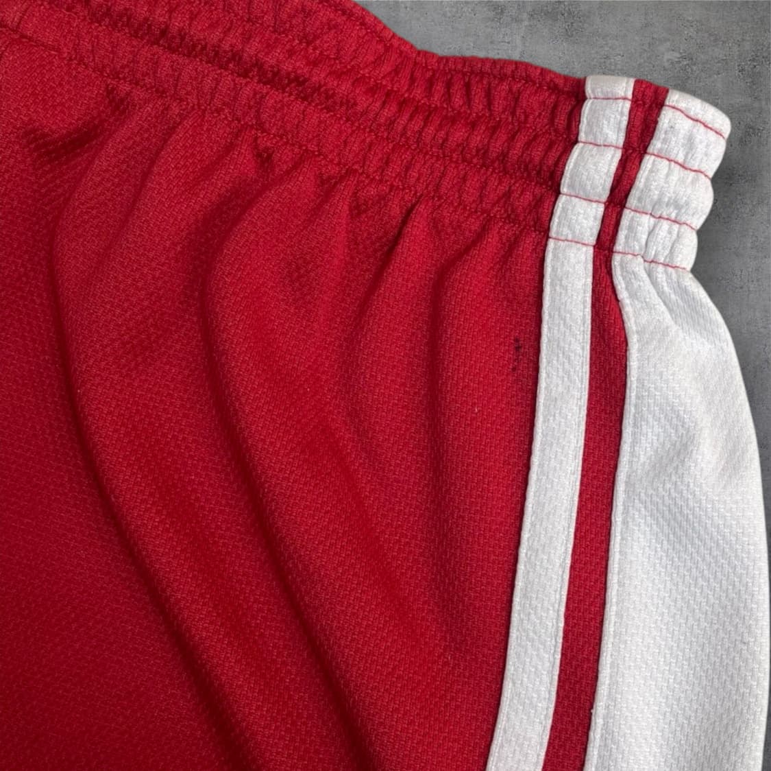 나이키 Nike 알파프로젝트 레드 화이트 배색 메쉬 농구 반바지 XL 상품이미지6