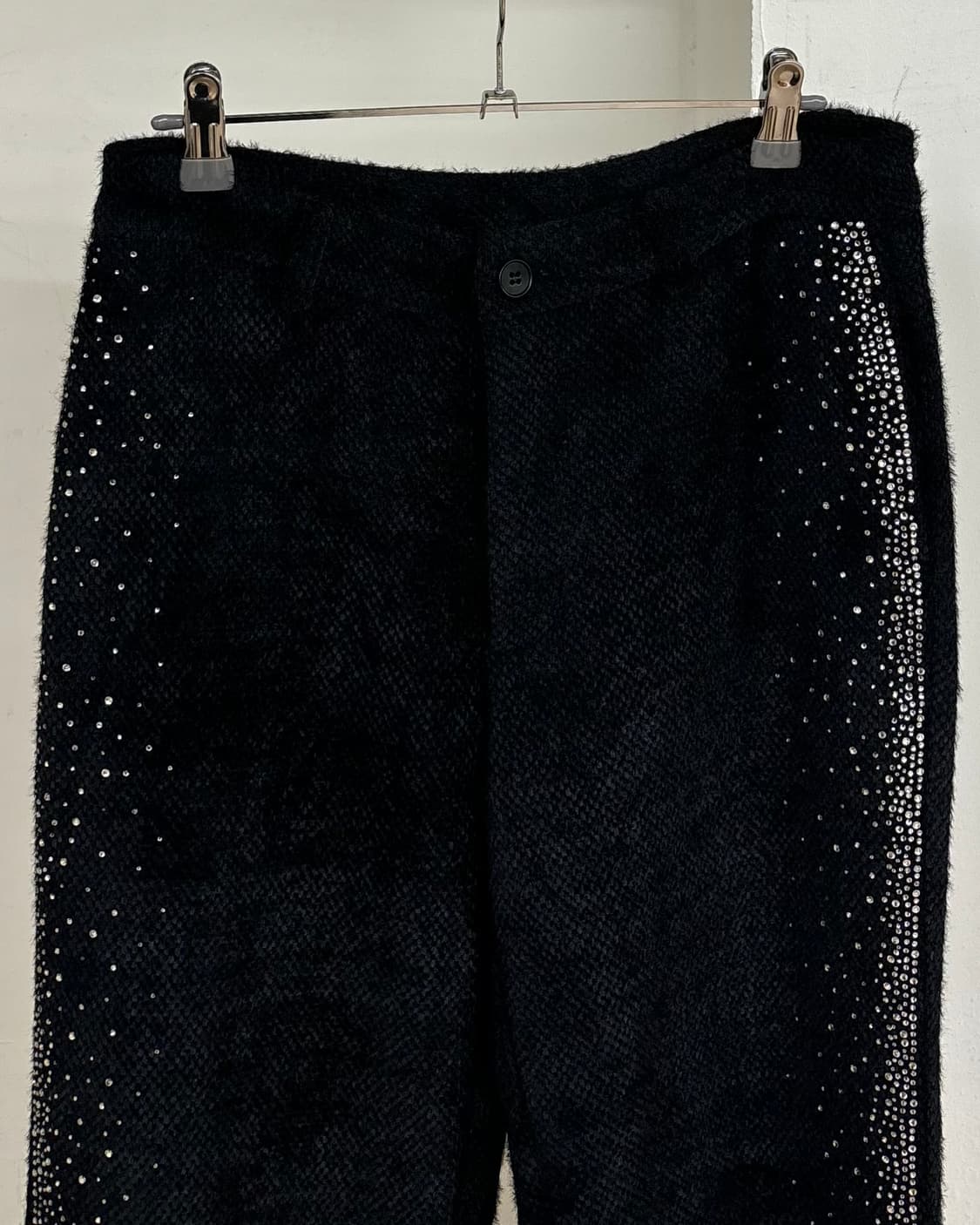 브루앙 블랙 라인스톤 팬츠 상품이미지2