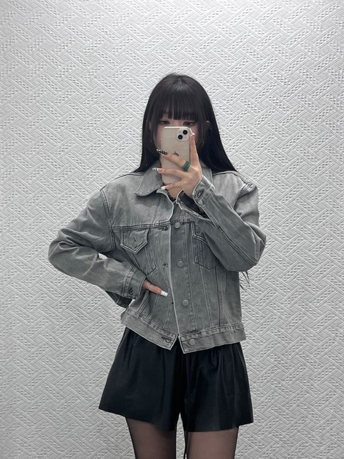 토니웩 올드스쿨 레트로 빈티지 흑청 데님자켓 M C10158 상품이미지2