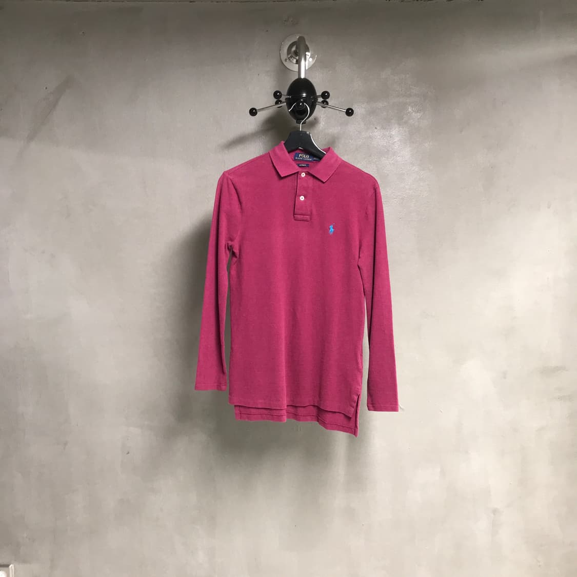 폴로 랄프로렌 PK 긴팔 카라티 핑크 XS(W) 상품이미지1