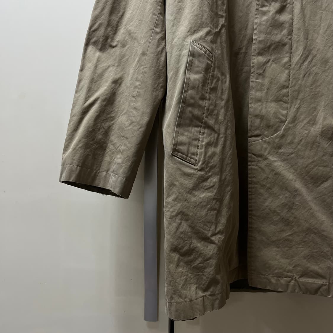 폴스미스 클래식 안감 내피 울 싱글 트렌치코트 M/95 상품이미지6