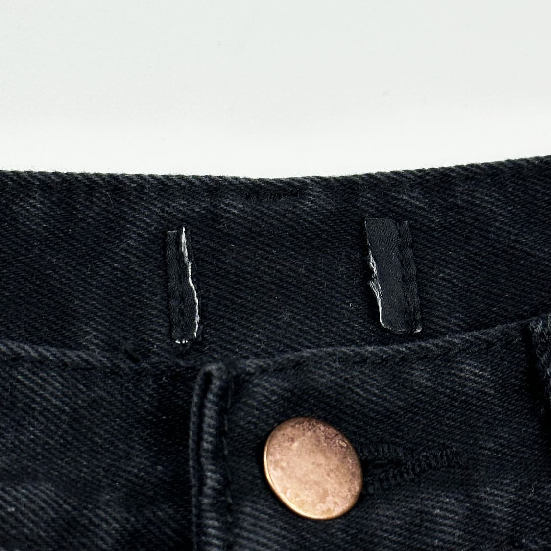 26 VTG 빈티지 여성 와이드 벌룬핏 흑청 카펜터 데님팬츠 상품이미지5