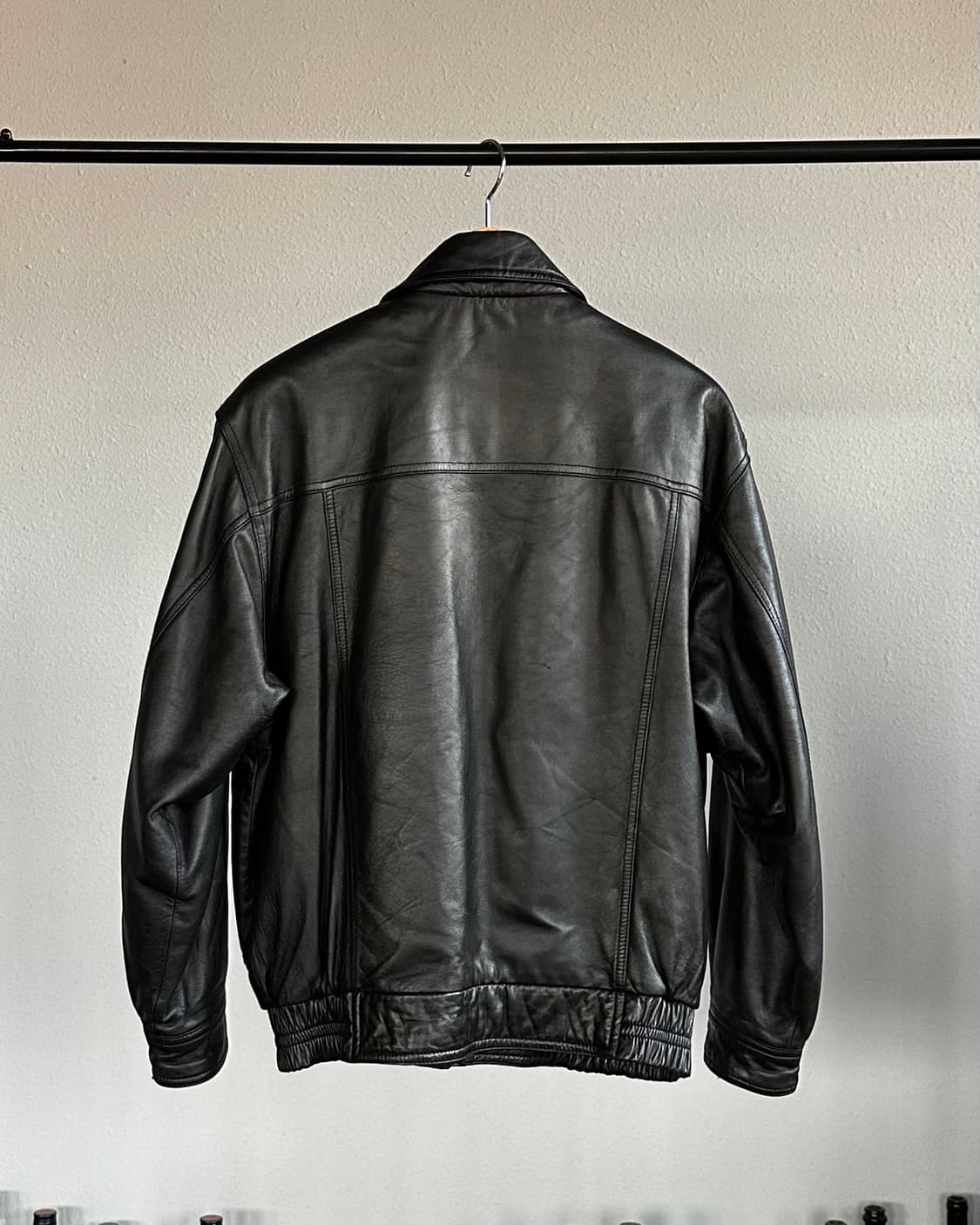 [M]런던포그 90s 양가죽 레더 봄버 자켓 상품이미지6