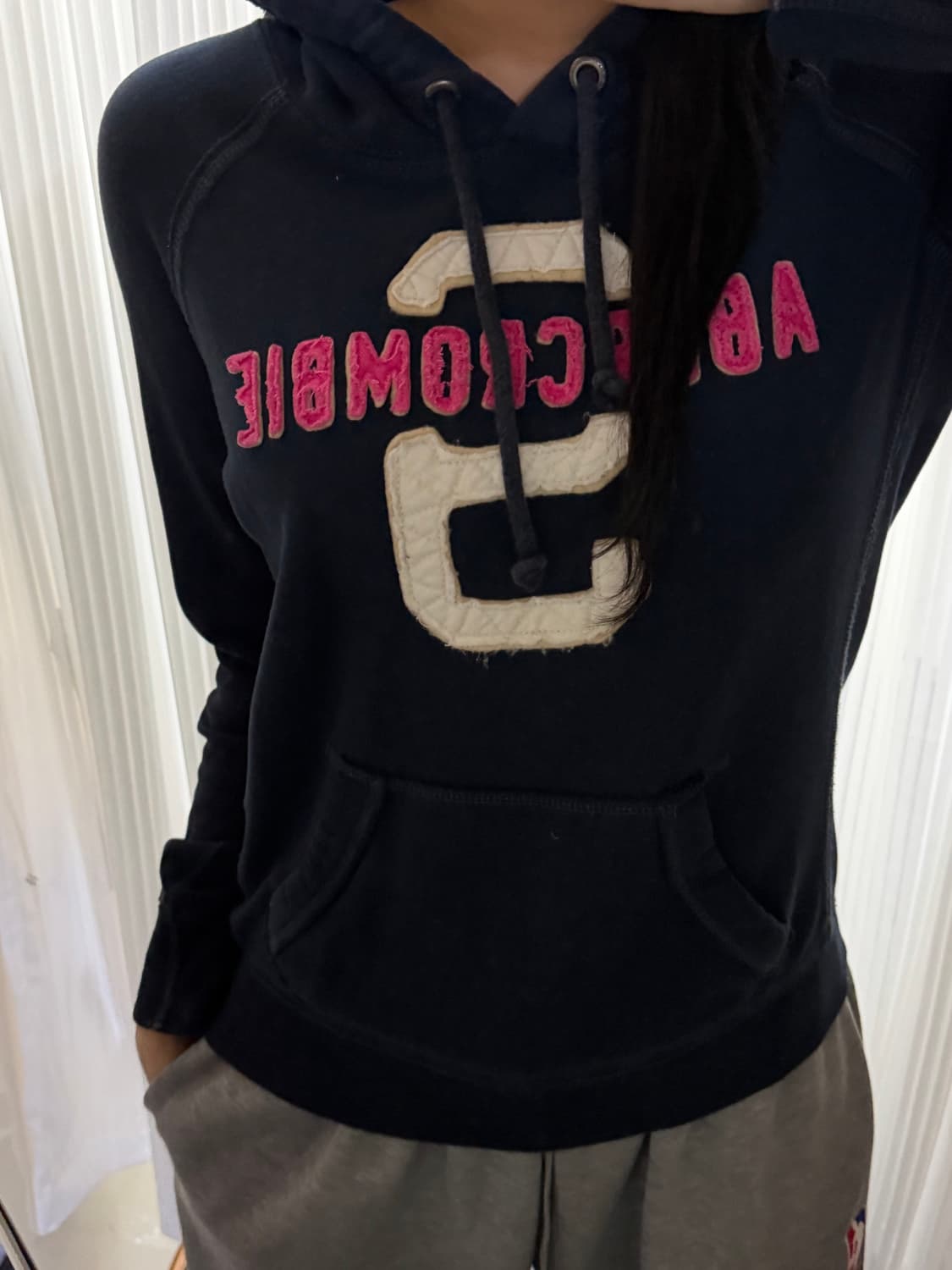 아베크롬비 네이비 후드티 m 상품이미지1